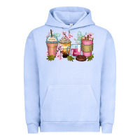 Pigment Grape Ice flowers coffee cups Urban Hoodie - Zillion Design Studio