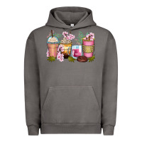 Pigment Tornado flowers coffee cups Urban Hoodie - Zillion Design Studio