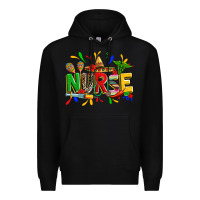 Black cinco de mayo nurse Premium Hoodie - Zillion Design Studio