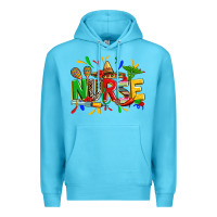 Ocean Blue cinco de mayo nurse Premium Hoodie - Zillion Design Studio