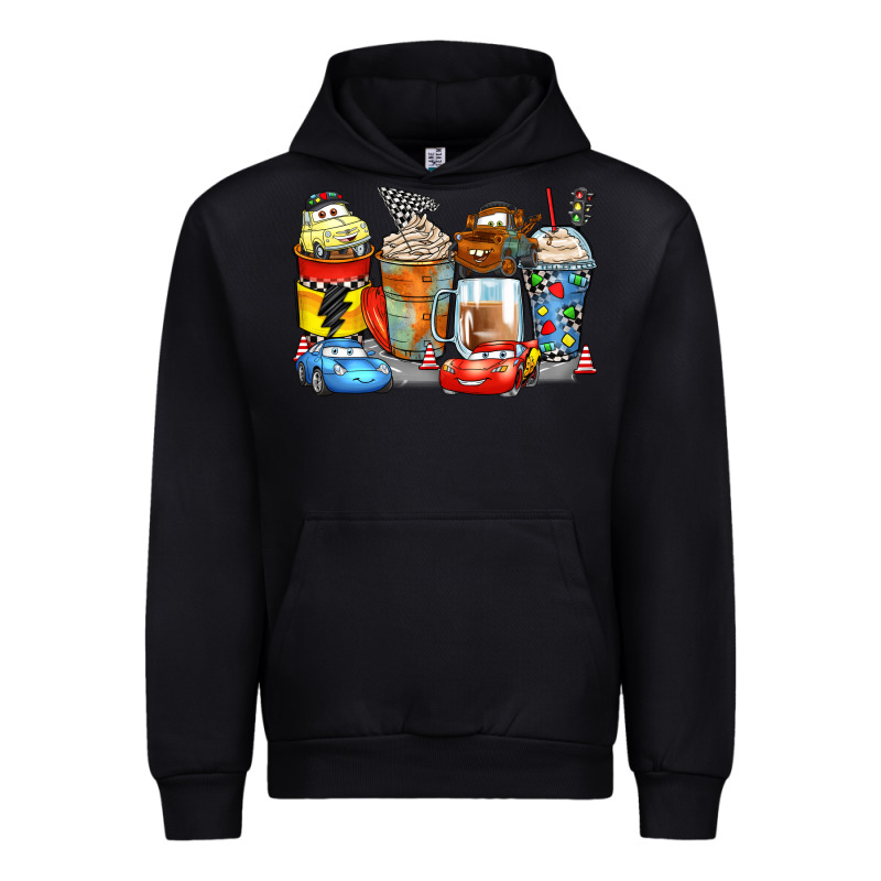 Cartoon Characters Coffee Cups Urban Hoodie by Zillion Design Studio | Teevron