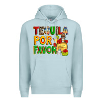Blue Mist tequila por favor Premium Hoodie - Zillion Design Studio