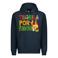 Navy tequila por favor Premium Hoodie - Zillion Design Studio