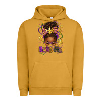 Pigment Peanut Butter bead me mardi gras afro messy bun Urban Hoodie - texasbilliewilder