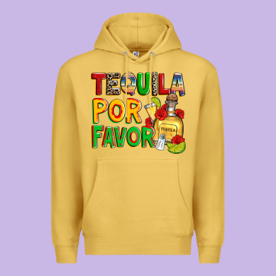 Tequila Por Favor Premium Hoodie Designed By Zillion Design Studio