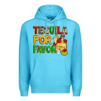 Ocean Blue tequila por favor Premium Hoodie - Zillion Design Studio