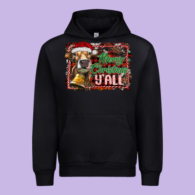 Merry Christmas Y'all Urban Hoodie Designed By Ranaportraitstore