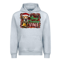 Heather Grey merry christmas y'all Urban Hoodie - RanaPortraitStore