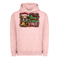 Pigment Salmon merry christmas y'all Urban Hoodie - RanaPortraitStore