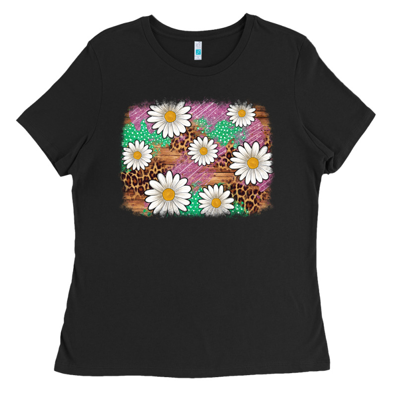 Easter Daisy Background Ladies Tee by Artiststas | Teevron