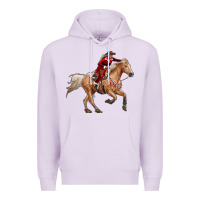 Lilac christmas cowgirl Premium Hoodie - RanaPortraitStore