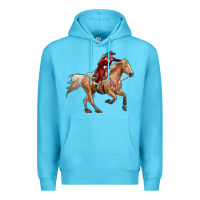Ocean Blue christmas cowgirl Premium Hoodie - RanaPortraitStore
