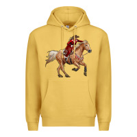 Antique Gold christmas cowgirl Premium Hoodie - RanaPortraitStore