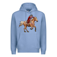 Colony Blue christmas cowgirl Premium Hoodie - RanaPortraitStore