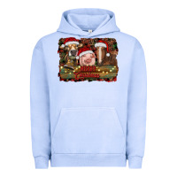 Pigment Grape Ice merry christmas farm animals Urban Hoodie - RanaPortraitStore