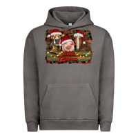 Pigment Tornado merry christmas farm animals Urban Hoodie - RanaPortraitStore