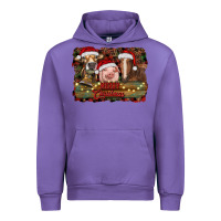 Tulip merry christmas farm animals Urban Hoodie - RanaPortraitStore