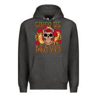 Charcoal Heather Cinco de Mayo Premium Hoodie - texasbilliewilder