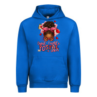 Cobalt cupid's favorite postal worker afro messy bun Urban Hoodie - texasbilliewilder