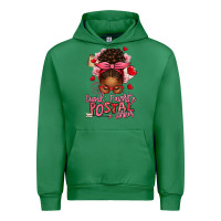 Emerald cupid's favorite postal worker afro messy bun Urban Hoodie - texasbilliewilder