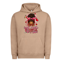 Pigment Burro cupid's favorite postal worker afro messy bun Urban Hoodie - texasbilliewilder