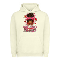 Pigment Pistachio cupid's favorite postal worker afro messy bun Urban Hoodie - texasbilliewilder