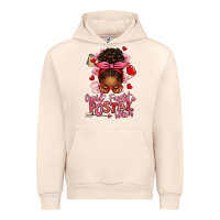 Sandshell cupid's favorite postal worker afro messy bun Urban Hoodie - texasbilliewilder