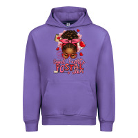 Tulip cupid's favorite postal worker afro messy bun Urban Hoodie - texasbilliewilder