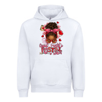 White cupid's favorite postal worker afro messy bun Urban Hoodie - texasbilliewilder
