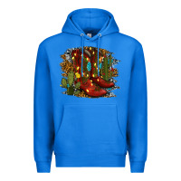True Royal christmas cowboy boots Premium Hoodie - RanaPortraitStore