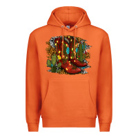 Carrot christmas cowboy boots Premium Hoodie - RanaPortraitStore