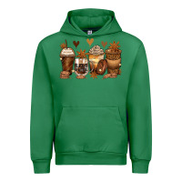 Emerald melanin afro coffee cups Urban Hoodie - Zillion Design Studio