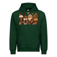 Forest Green melanin afro coffee cups Urban Hoodie - Zillion Design Studio