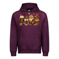 Mauve Wine melanin afro coffee cups Urban Hoodie - Zillion Design Studio
