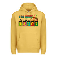 Antique Gold I'm Here For The Tacos Premium Hoodie - texasbilliewilder