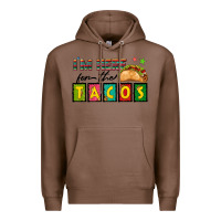 Chestnut I'm Here For The Tacos Premium Hoodie - texasbilliewilder