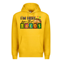 Lemon I'm Here For The Tacos Premium Hoodie - texasbilliewilder
