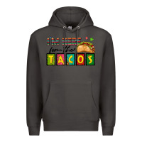 Smoke I'm Here For The Tacos Premium Hoodie - texasbilliewilder