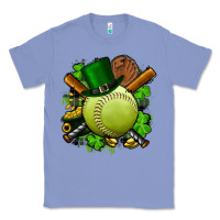Colony Blue st.patrick's day softball Classic Tee - FaDigitalArtStudio