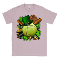 Lilac st.patrick's day softball Classic Tee - FaDigitalArtStudio