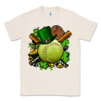Natural st.patrick's day softball Classic Tee - FaDigitalArtStudio