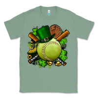 Sage st.patrick's day softball Classic Tee - FaDigitalArtStudio