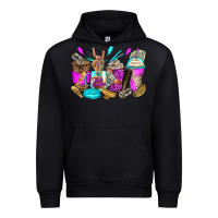 Black hair hustler coffee cups Urban Hoodie - Zillion Design Studio