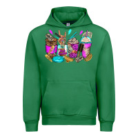 Emerald hair hustler coffee cups Urban Hoodie - Zillion Design Studio
