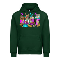 Forest Green hair hustler coffee cups Urban Hoodie - Zillion Design Studio