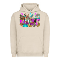 Pigment French Oak hair hustler coffee cups Urban Hoodie - Zillion Design Studio