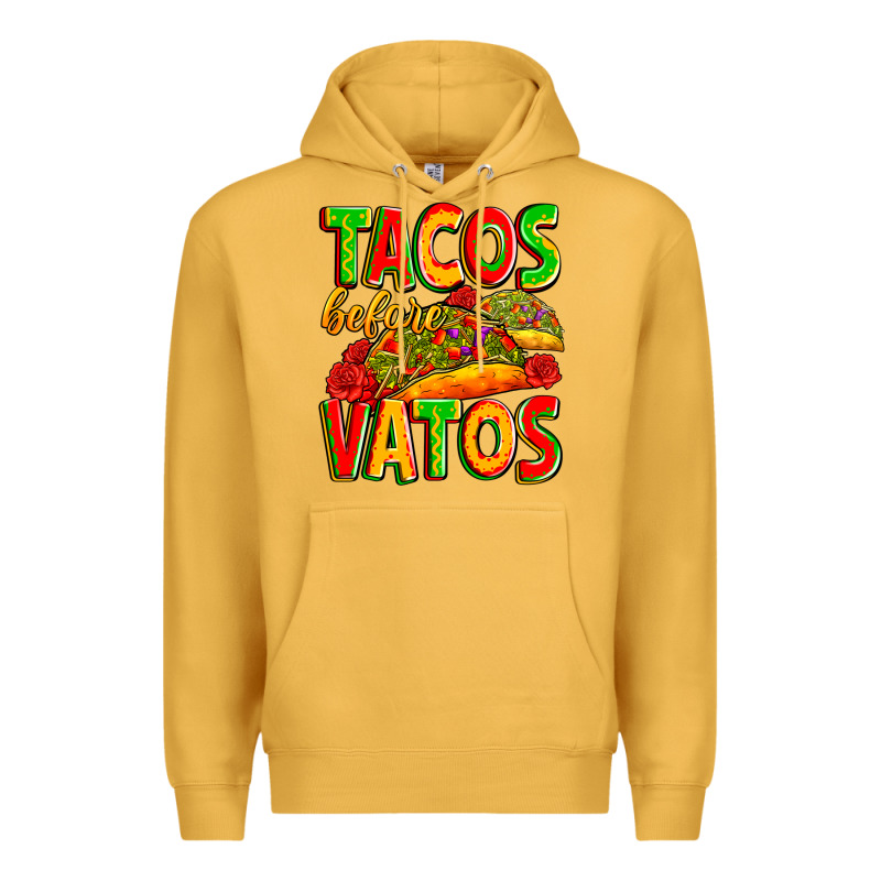 Tacos Before Vatos Premium Hoodie by Zillion Design Studio | Teevron