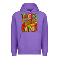 Purple tacos before vatos Premium Hoodie - Zillion Design Studio