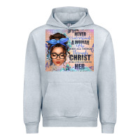 Heather Grey never underestimate a woman who does all things th Urban Hoodie - texasbilliewilder
