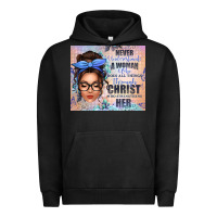 Pigment Black never underestimate a woman who does all things th Urban Hoodie - texasbilliewilder